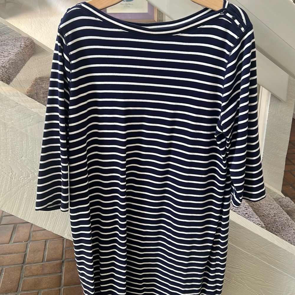 Ralph Lauren Jeans Co cotton striped dress 2X